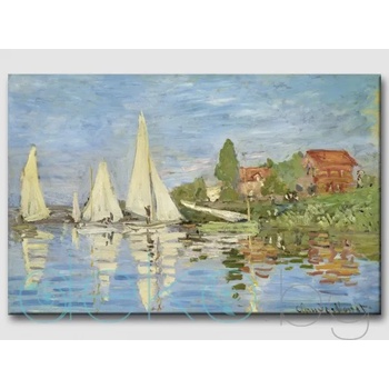 Image 1 of Регати в Аржантьой, импресия на Клод Моне - репродукция (85042)