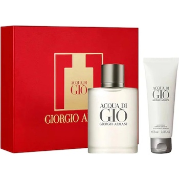 Giorgio Armani Acqua di Gio подаръчен комплект с тоалетна вода 50мл и душ гел 75мл за мъже 1 бр
