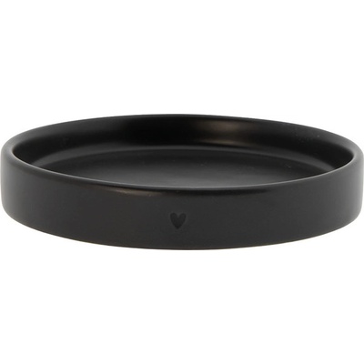 Bastion Collections TRAY MATT BLACK kulatý podnos 12x2cm LI-TRAY-005-MB