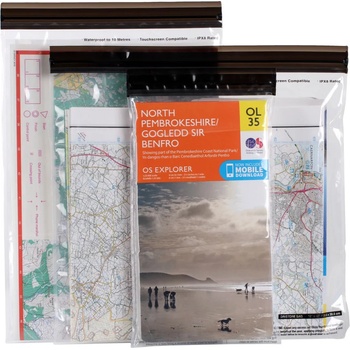 LifeVenture DriStore LocTop Bags, For Maps Цвят: сив