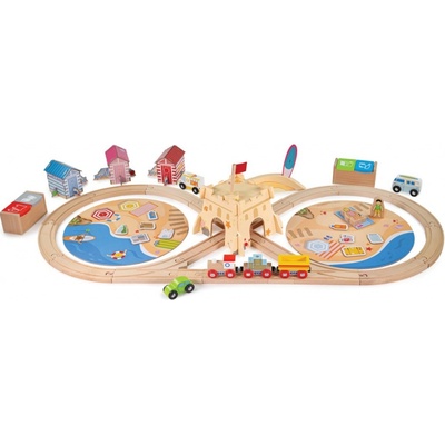 Bigjigs Rail Drevená vláčikodráha Stavba