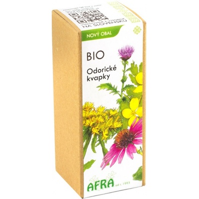 Afra Výtažok odorické kvapky Bio tinktúra 50 ml