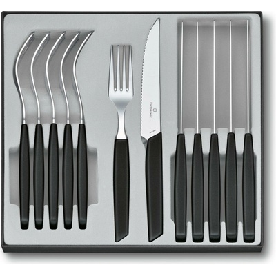 VICTORINOX Súprava príborov 12-dielna, čierna 6.9093.12W.12