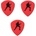 Dunlop 574PAJ200 Andy James Flow Delrin Player Pack Перце за китара (574PAJ200)