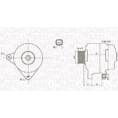Generátor MAGNETI MARELLI 063731959010
