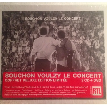 Virginia Records / Sony Music Alain Souchon & Laurent Voulzy - Souchon Voulzy Le concert (2 CD + DVD) (88985361992)