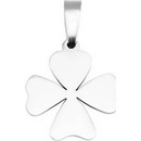 Šperky4U Ocelový přívěšek čtyřlístek