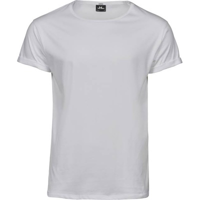 TEE JAYS tj5062 / Мъжка тениска с навити ръкави - бяла xl (18506200104)
