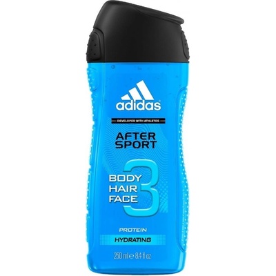 Adidas 3 Active After Sport Men sprchový gél 6 x 250 ml