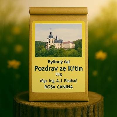 ROSA CANINA Bylinný Čaj Pozdrav ze Křtin Osvěžení Dýchání a Rovnováha 50 g