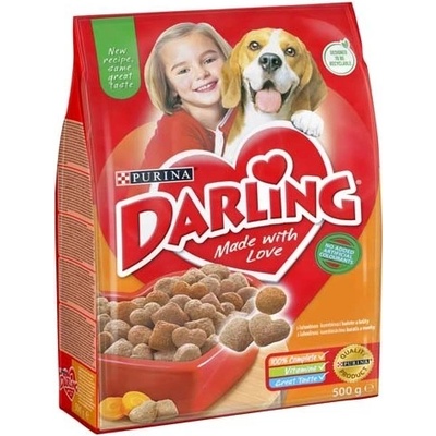 Darling Pes Granule Hydina a Zelenina 0,5 kg