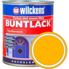 WILCKENS Syntetická vrchní barva v lesku BUNTLACK HOCHGLAENZEND 750 ml RAL 1021 - žlutá hořčičná