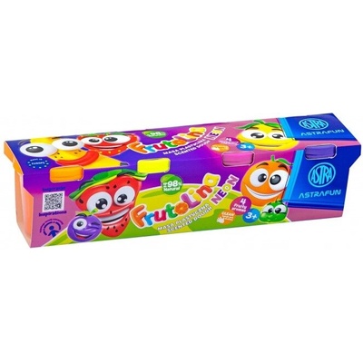 ASTRA Комплект пластилин, Astra, Frutolina Neon, 4 броя (AS336122012)