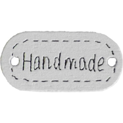 Pro Háčkování hand made, oválný bílý