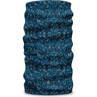 Matt Scarf Coolmax Eco Peaks modrá
