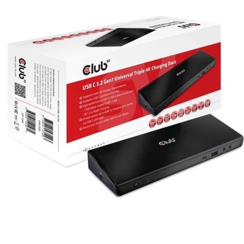 Club3D USB C 3.2 Gen1 Universal Triple 4K Charging Dock CSV-1562