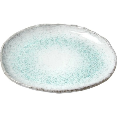MIJ Jedálenský tanier AQUA SPLASH 30 cm modrá keramika