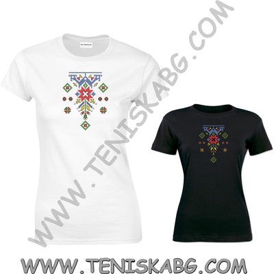 Fruit of the Loom Тениска - Шевица бродерия 1124