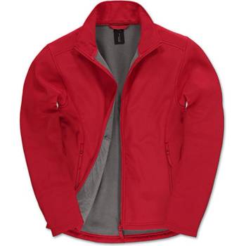 B & C jacket softshell pánska softshellová bunda JUI62 Red