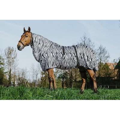 RIDING WORLD zebra anti eczema deka s krkom