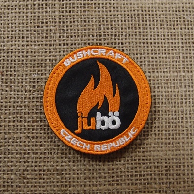 JUBÖ Nášivka se suchým zipem Bushcraft Czech Republic - oranžová