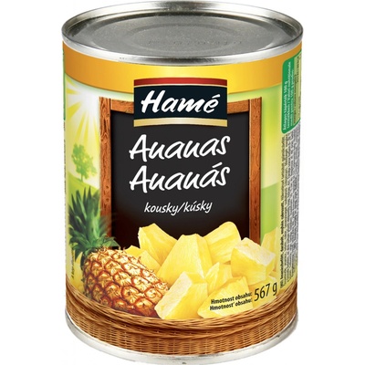 Hamé Ananas kostky v sladkém nálevu 567 g