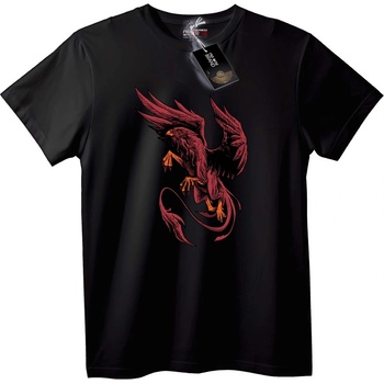 NOONEBRAND Тениска Phoenix Червен - XL, White