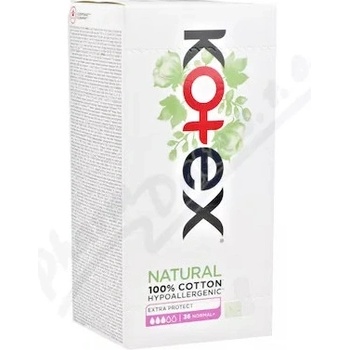 Kotex Natural Normal slipové vložky 36 ks
