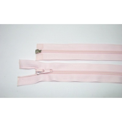 Zips špirála deliteľný 5mm - dĺžka 55cm,svetlo ružová