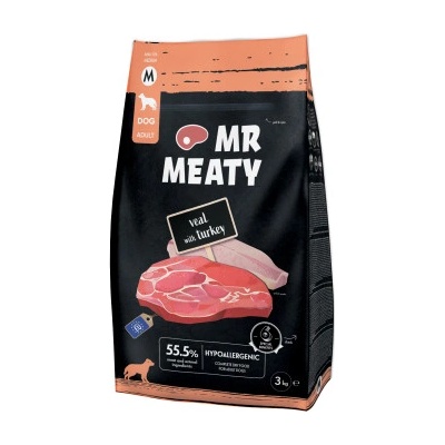 Mr. Meaty Veal With Turkey 3 kg