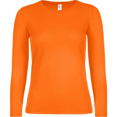 B&C Dámské tričko s dlouhým rukávem TW06T Orange