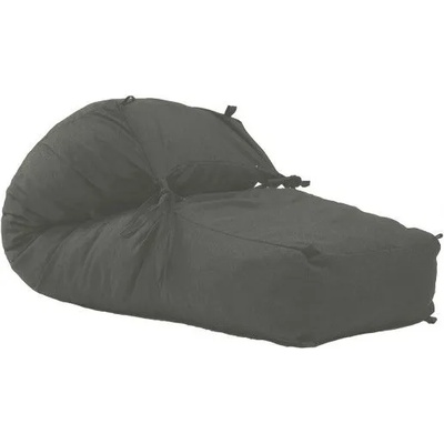 Pufrelax Пуф, легло, 400л. Yoga L - Moon Grey, Перящ се калъф, Пълнеж с микс от мемори пяна и дунапрен, Гама Premium