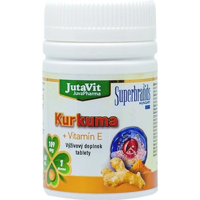 JutaVit Kurkuma + Vitamín E 60 tabliet