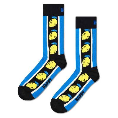 Чорапи Happy socks Lemon crew socks - Blue / Black (Black)