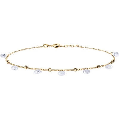 Savicki náramek žluté zlato zirkony B-B-B0292-00141-585-Z