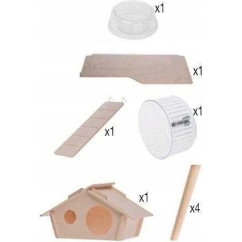 Zolux Klec Neo Nigha šedá 78 x 48 x 36 cm