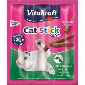 Vitakraft Cat Stick mini Rabb Duck 3 x 6 g