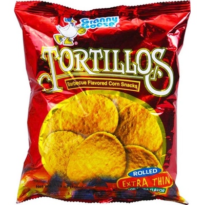 Granny Goose Tortillos chipsy s příchutí barbecue 100 g