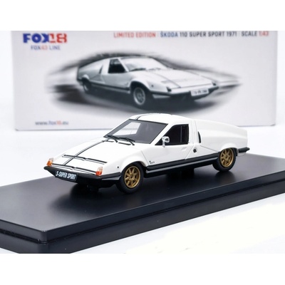 FOX18 Škoda 110 Super Sport 1971 Bílá 1:43