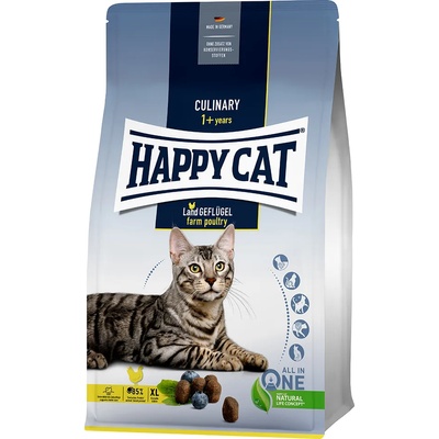 Happy Cat 10кг Culinary Adult Happy Cat, суха храна за котки с птиче месо