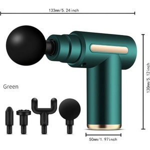 Base Pulse Massager Gun - Импулсен масажор - 20210835802 (369805_Червен)