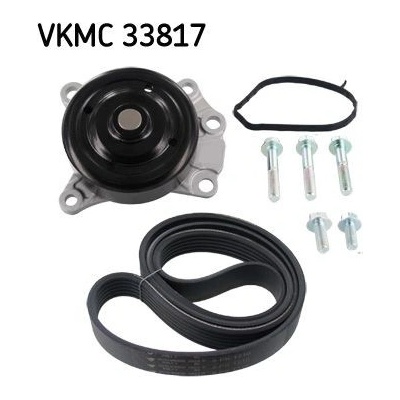 Vodní pumpa + klínový žebrový řemen SKF VKMC 33817 (VKMC33817)