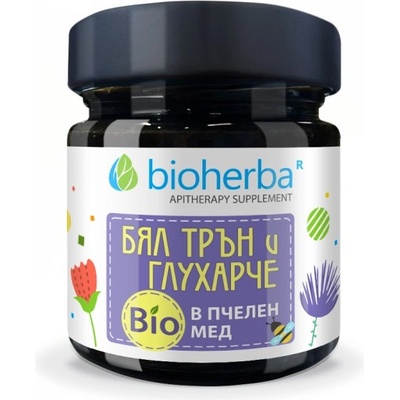Bioherba Bio Honey with White Thistle and Dandelion [280 грама]