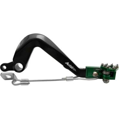 ACCEL páka nožní brzdy KAWASAKI KX 80/ KX 100 01-18 barva zelená -