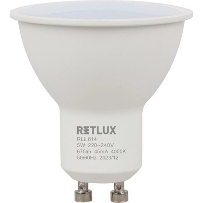 RETLUX RLL 614 GU10 bulb 5W CW D