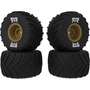 Arrma колело с гума dBoots Chevron MT, джанта бронзова (4): GROM