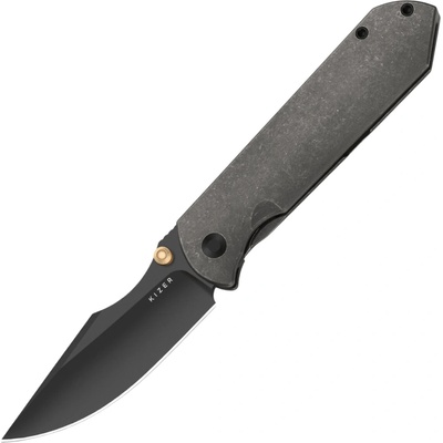 Kizer Harpoon Fold Elmax Matte DLC Ultra,Ti handle Ki4784A3