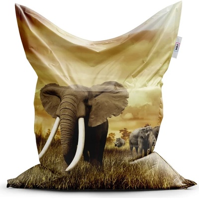 Sablio Sedací vak Slon Africký 200x140 cm