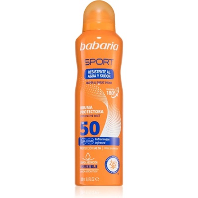 Babaria Sport слънцезащитен спрей SPF 50 200ml