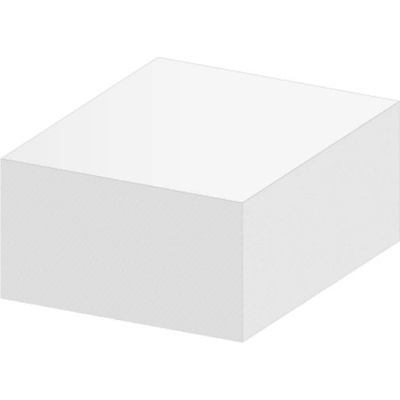Junior Бели листчета без поставка Junior 85x85x50mm (1902011-10-32201055)